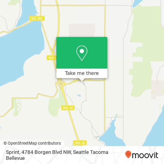 Mapa de Sprint, 4784 Borgen Blvd NW