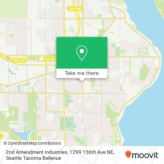 Mapa de 2nd Amendment Industries, 1299 156th Ave NE