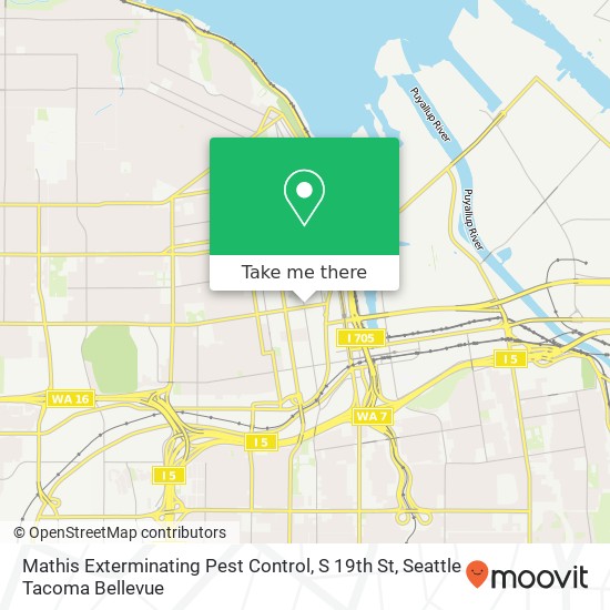 Mathis Exterminating Pest Control, S 19th St map