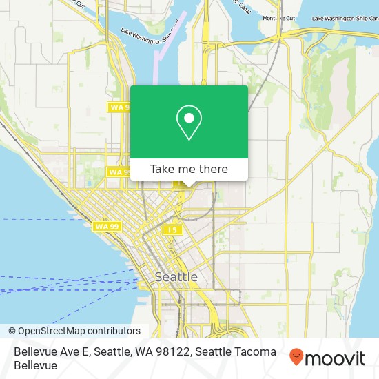 Bellevue Ave E, Seattle, WA 98122 map