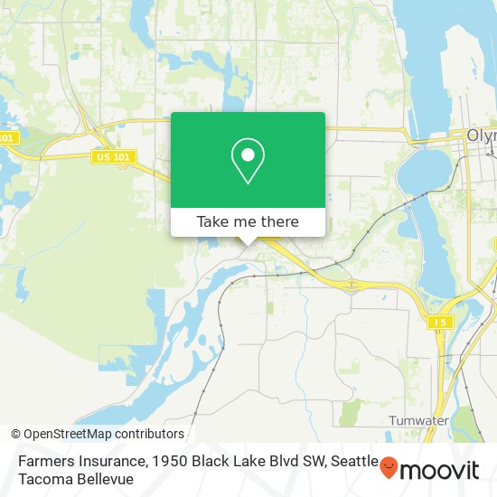 Mapa de Farmers Insurance, 1950 Black Lake Blvd SW