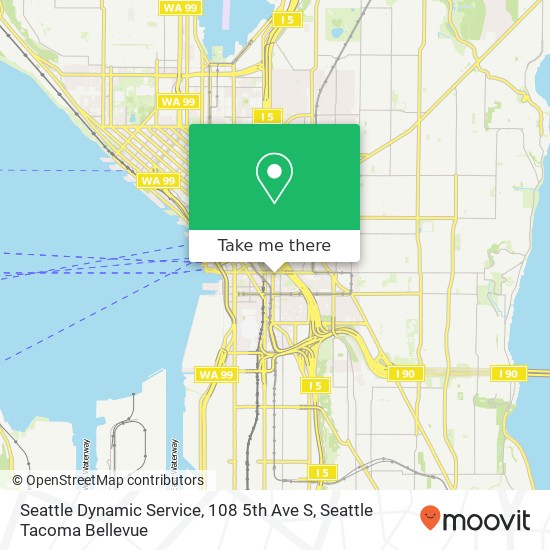 Seattle Dynamic Service, 108 5th Ave S map