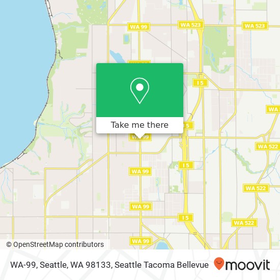 WA-99, Seattle, WA 98133 map