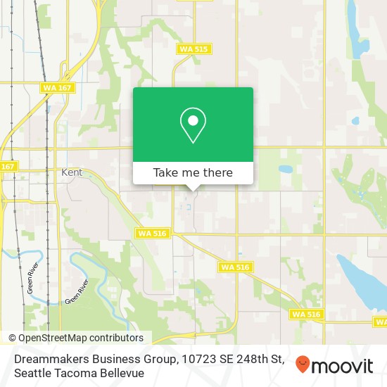 Mapa de Dreammakers Business Group, 10723 SE 248th St