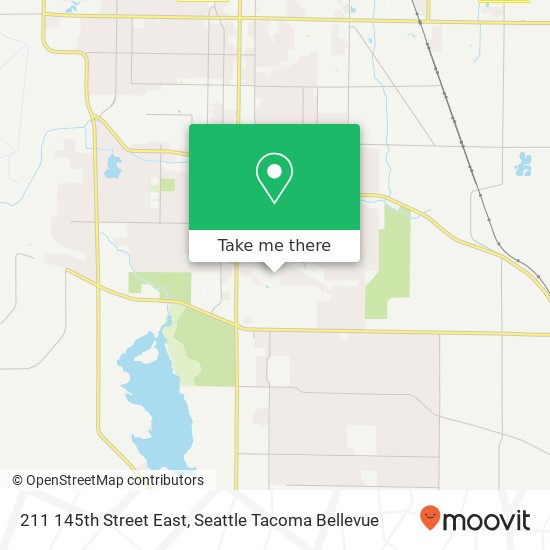 Mapa de 211 145th Street East, 211 145th St E, Tacoma, WA 98445, USA