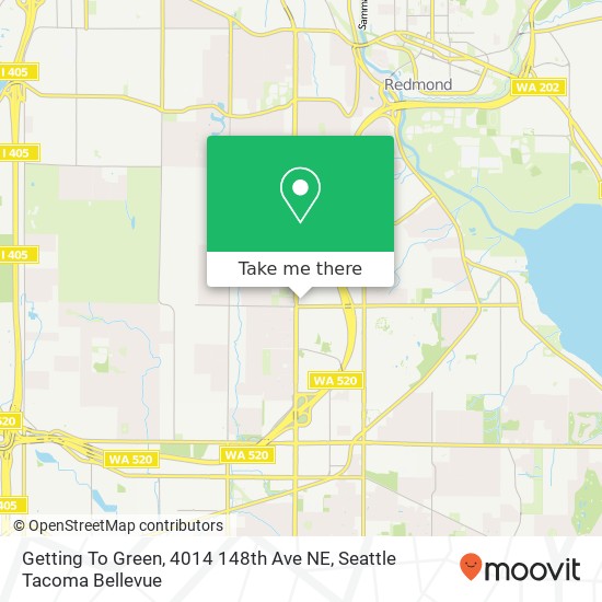 Mapa de Getting To Green, 4014 148th Ave NE