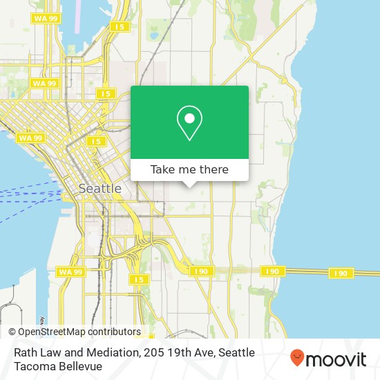 Rath Law and Mediation, 205 19th Ave map