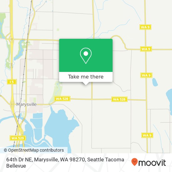 Mapa de 64th Dr NE, Marysville, WA 98270