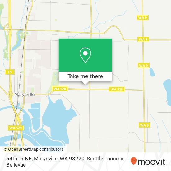 Mapa de 64th Dr NE, Marysville, WA 98270