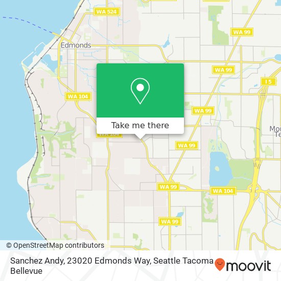 Mapa de Sanchez Andy, 23020 Edmonds Way