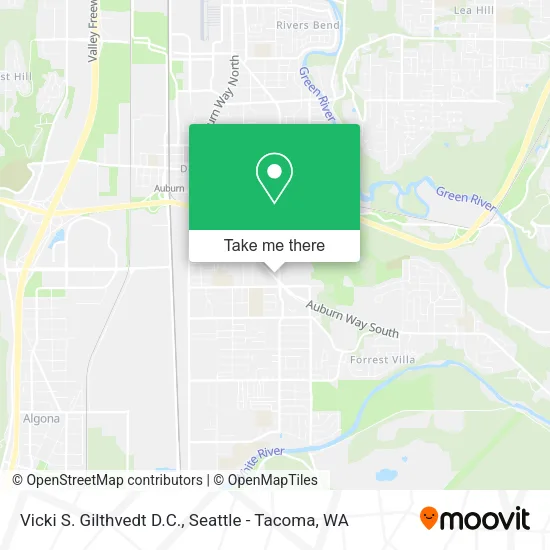 Mapa de Vicki S. Gilthvedt D.C.