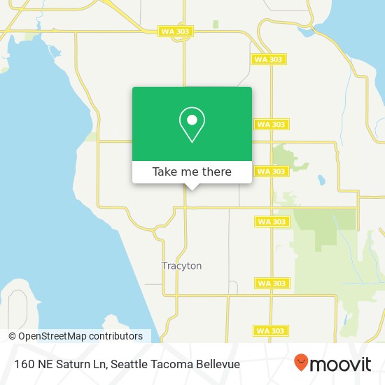 160 NE Saturn Ln, Bremerton, WA 98311 map