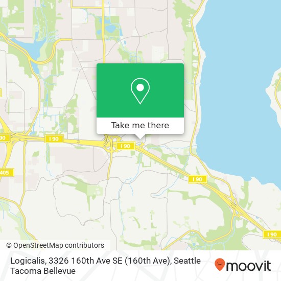 Mapa de Logicalis, 3326 160th Ave SE