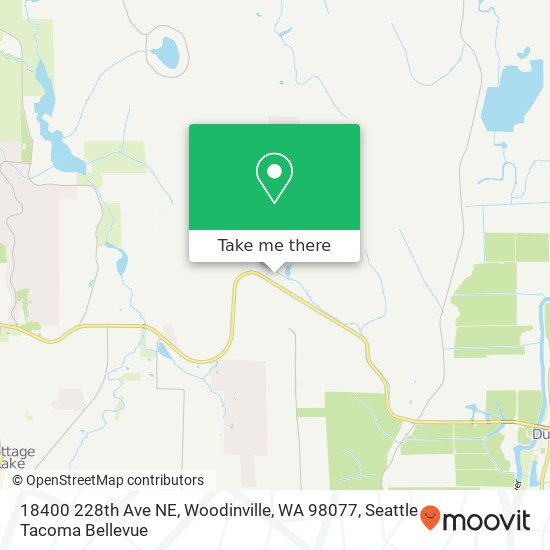 Mapa de 18400 228th Ave NE, Woodinville, WA 98077