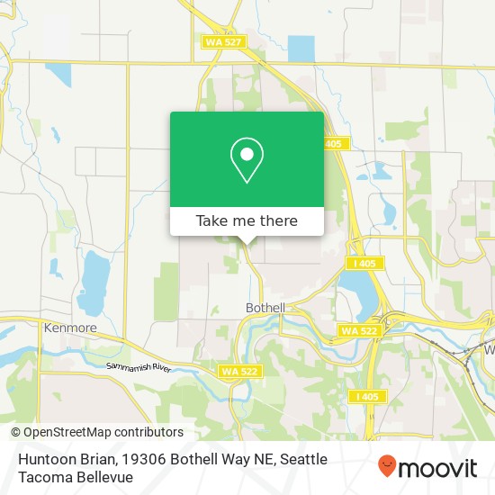 Mapa de Huntoon Brian, 19306 Bothell Way NE