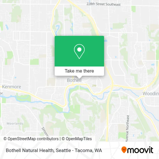 Bothell Natural Health map