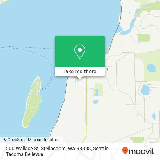 500 Wallace St, Steilacoom, WA 98388 map