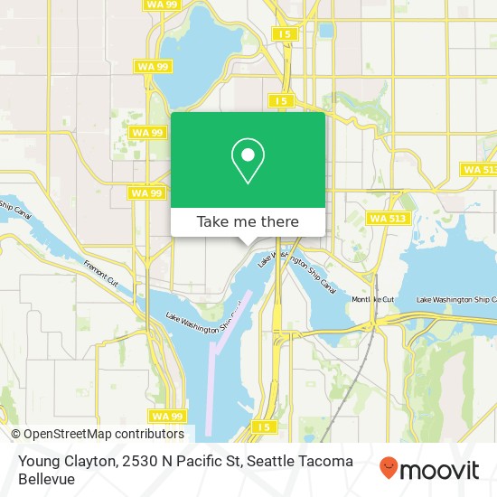 Mapa de Young Clayton, 2530 N Pacific St