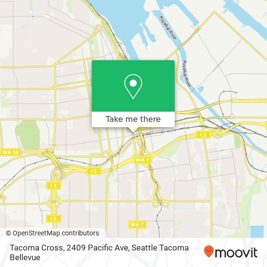 Tacoma Cross, 2409 Pacific Ave map