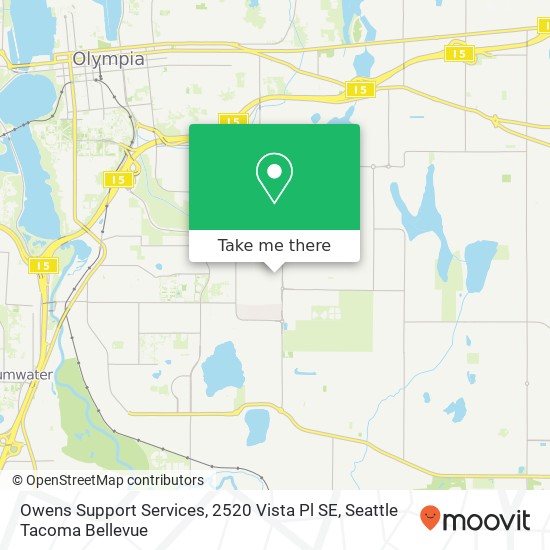 Mapa de Owens Support Services, 2520 Vista Pl SE