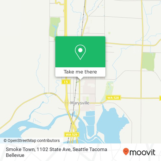 Mapa de Smoke Town, 1102 State Ave