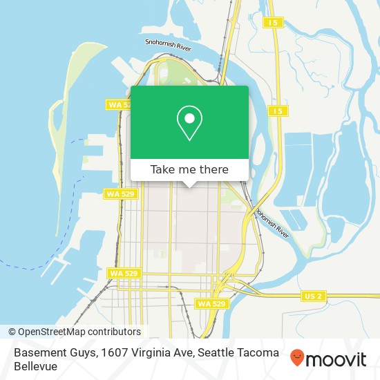 Basement Guys, 1607 Virginia Ave map