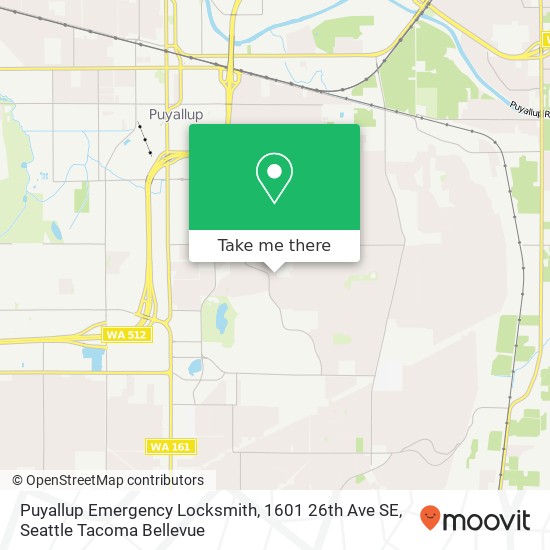 Puyallup Emergency Locksmith, 1601 26th Ave SE map