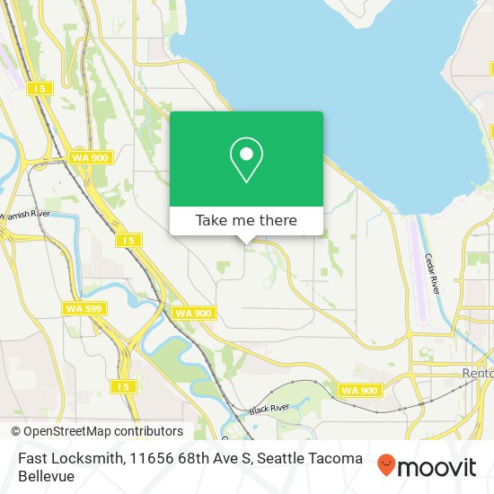 Mapa de Fast Locksmith, 11656 68th Ave S