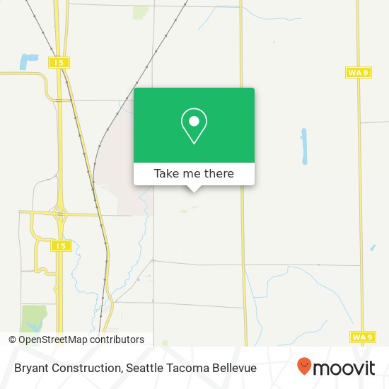 Bryant Construction map