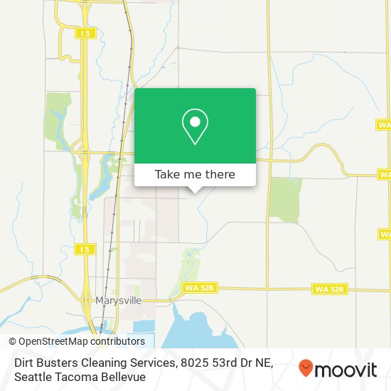 Dirt Busters Cleaning Services, 8025 53rd Dr NE map