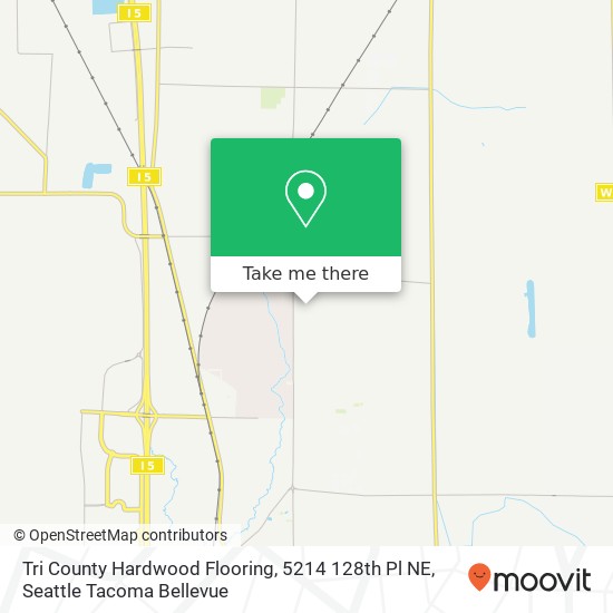 Tri County Hardwood Flooring, 5214 128th Pl NE map