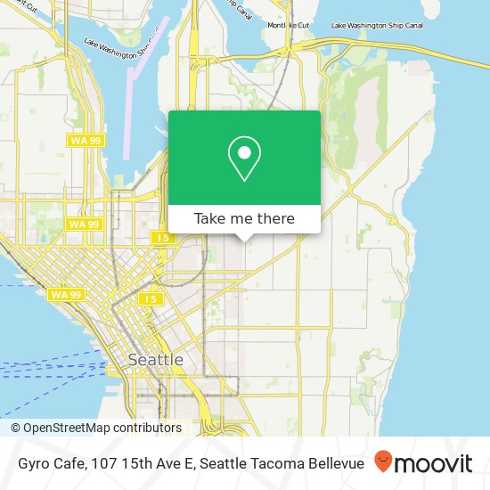 Gyro Cafe, 107 15th Ave E map