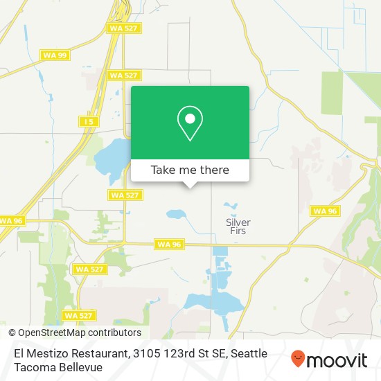 Mapa de El Mestizo Restaurant, 3105 123rd St SE