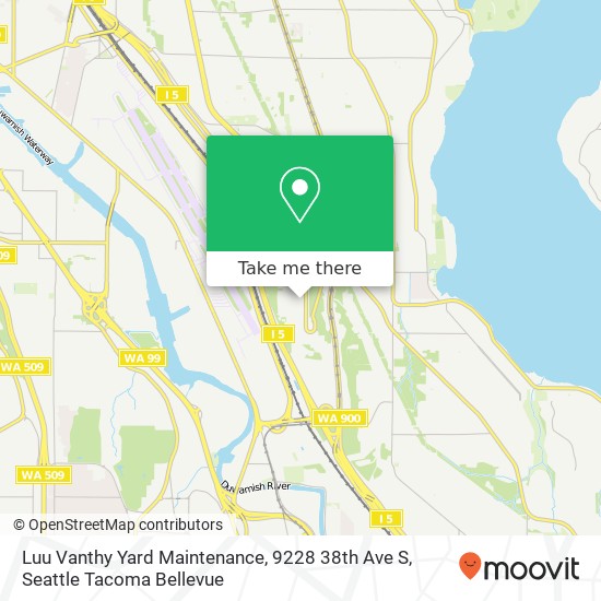 Luu Vanthy Yard Maintenance, 9228 38th Ave S map