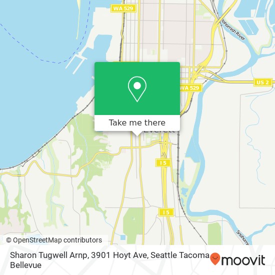 Mapa de Sharon Tugwell Arnp, 3901 Hoyt Ave