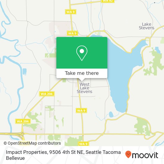 Impact Properties, 9506 4th St NE map