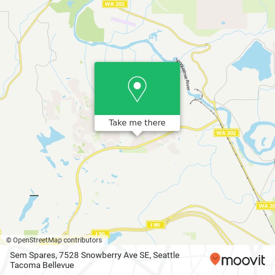 Mapa de Sem Spares, 7528 Snowberry Ave SE