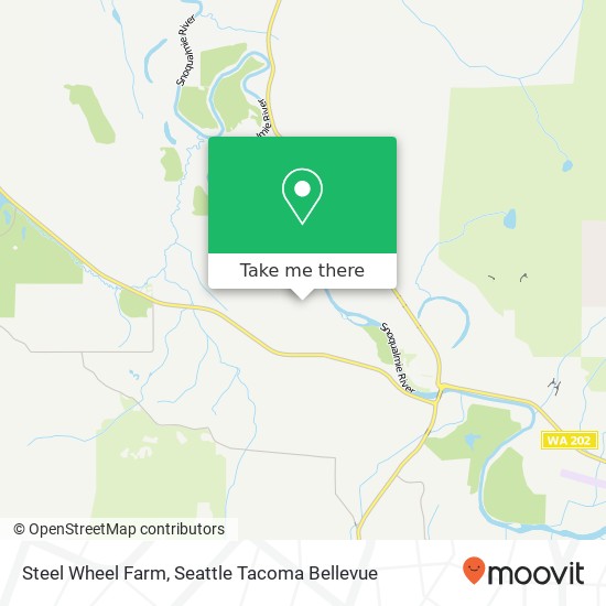 Mapa de Steel Wheel Farm, 3700 324th Ave SE