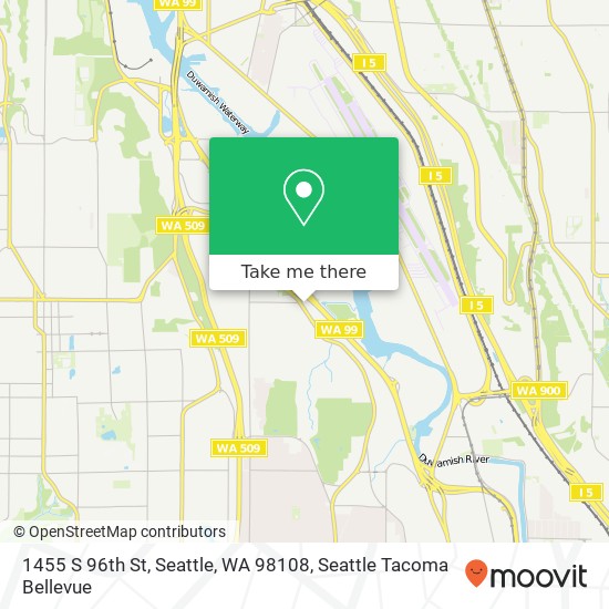 1455 S 96th St, Seattle, WA 98108 map