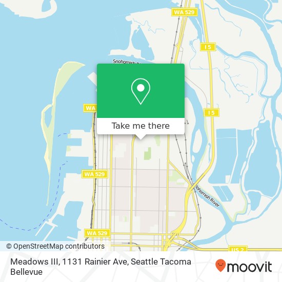 Mapa de Meadows III, 1131 Rainier Ave