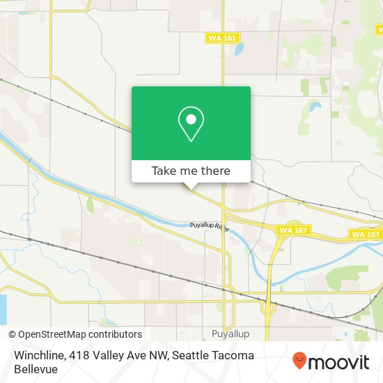 Mapa de Winchline, 418 Valley Ave NW