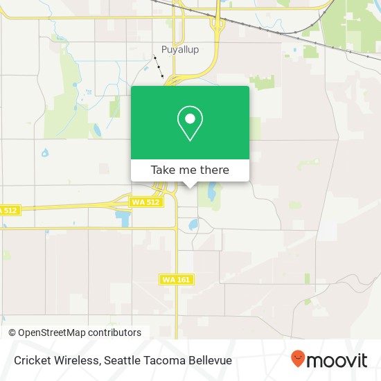 Mapa de Cricket Wireless