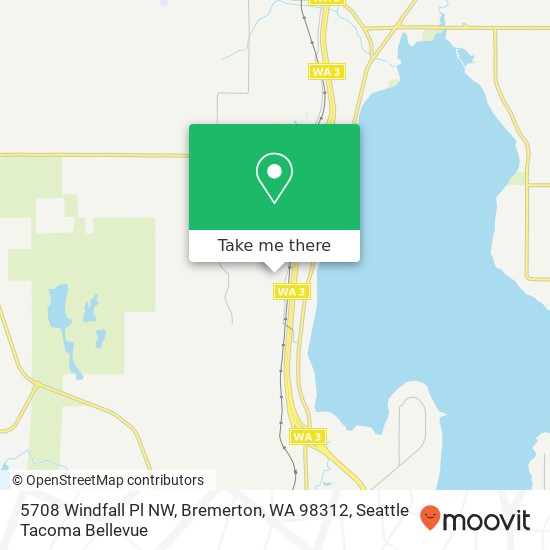 5708 Windfall Pl NW, Bremerton, WA 98312 map