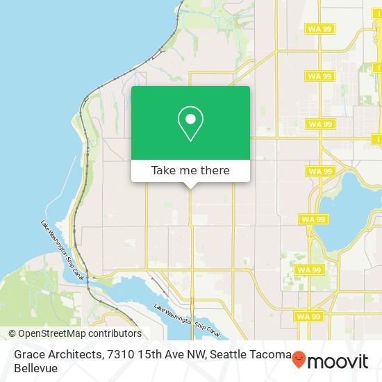 Grace Architects, 7310 15th Ave NW map