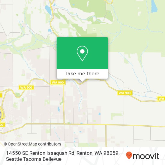 Mapa de 14550 SE Renton Issaquah Rd, Renton, WA 98059