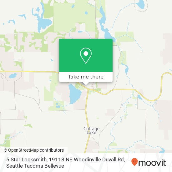 Mapa de 5 Star Locksmith, 19118 NE Woodinville Duvall Rd