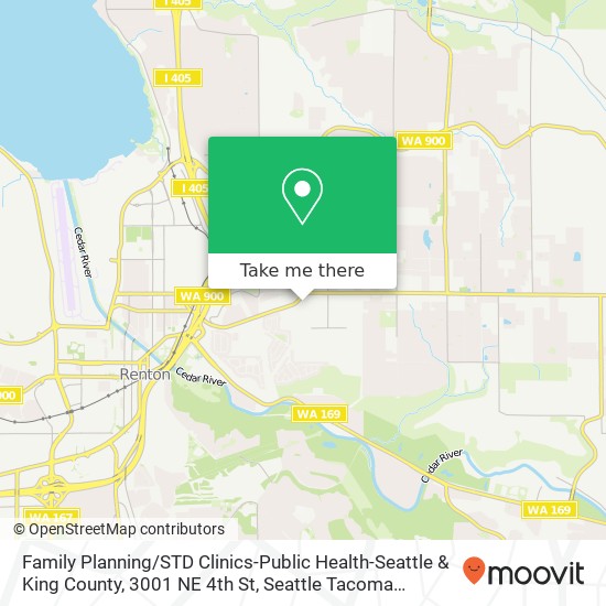 Family Planning / STD Clinics-Public Health-Seattle & King County, 3001 NE 4th St map