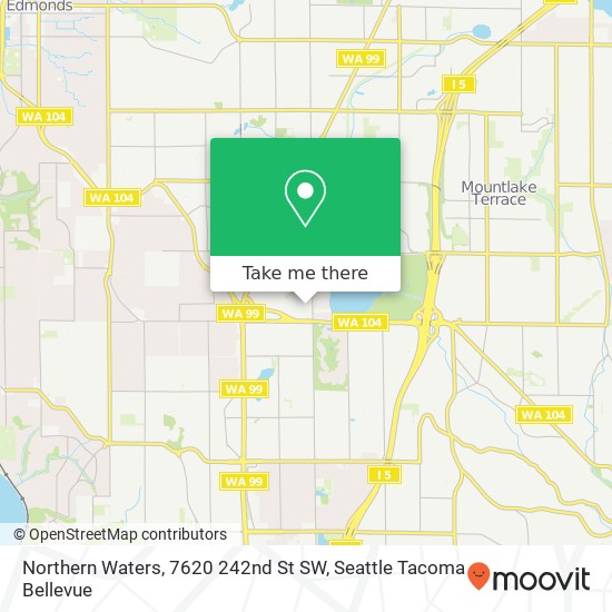 Northern Waters, 7620 242nd St SW map