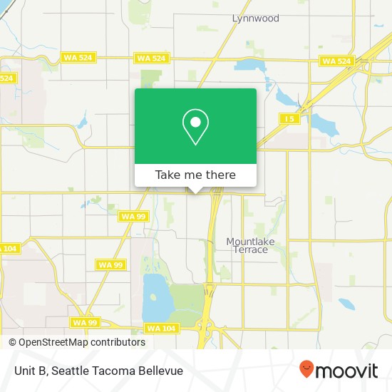 Mapa de Unit B, 22000 64th Ave W Unit B, Mountlake Terrace, WA 98043, USA