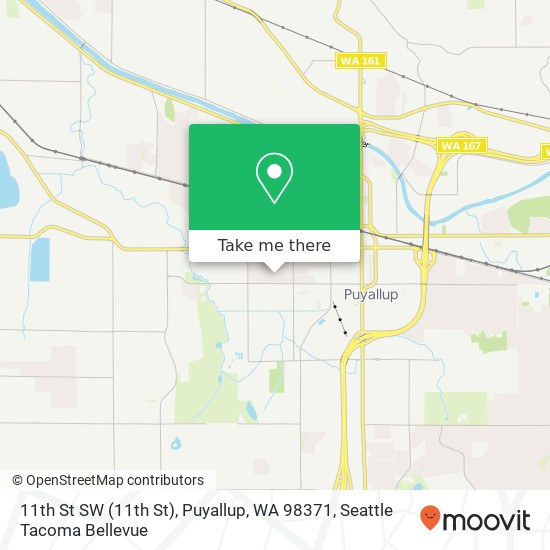 11th St SW (11th St), Puyallup, WA 98371 map